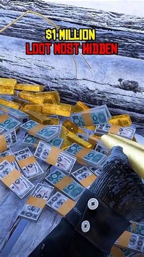This Secret Gives You Unlimited Money in RDR2 💰 Gold Bars Location #rdr2 #rdr2secrets