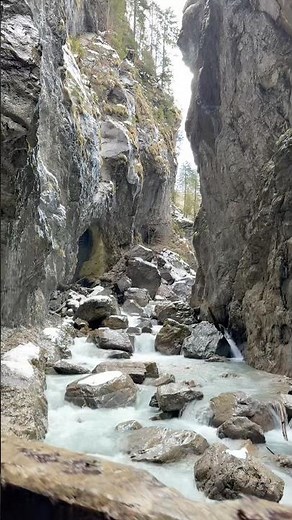 Partnachklamm: The Most Breathtaking Gorge Walk in Germany! #hiking #viral