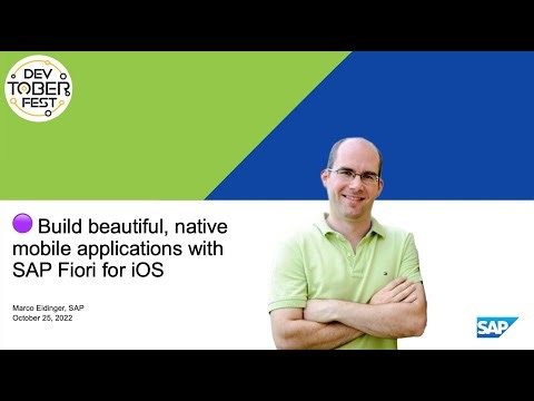 🟣 Build beautiful, native mobile applications with SAP Fiori for iOS