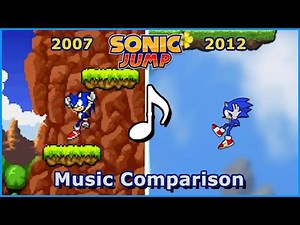Sonic Jump 2007 vs 2012 Music Comparison