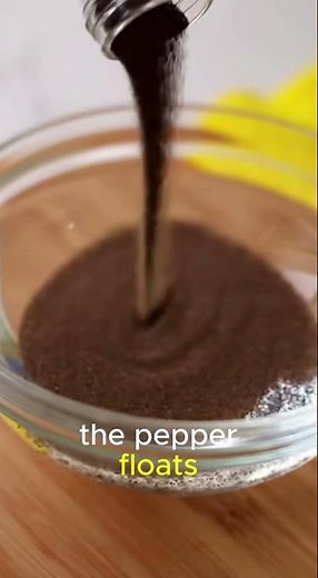 The Pepper That Jumps Away! 🌶️Easy Science Trick in Seconds #shorts #fyp