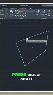 Master the offset tool in autocad