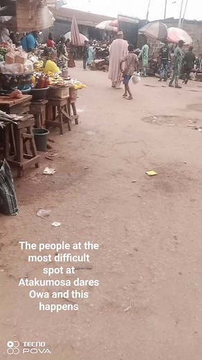 49K views · 379 reactions | After the warning on Friday , reports indicate that the traders at the most difficult spot in Atakumosa market Ilesa dares Owa , saying all he cannot dislodge them and they returned to where they were warned not to display their wares again for free flow of traffic . They were dislodged by the agba ijesa. Eni ba foju doba awowo awo | Isaac Haastrup | Facebook