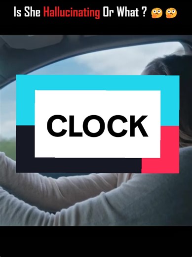 The lady stop the car in the woods.