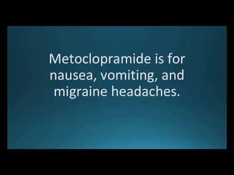 How to pronounce metoclopramide (Reglan) (Memorizing Pharmacology Video Flashcard)