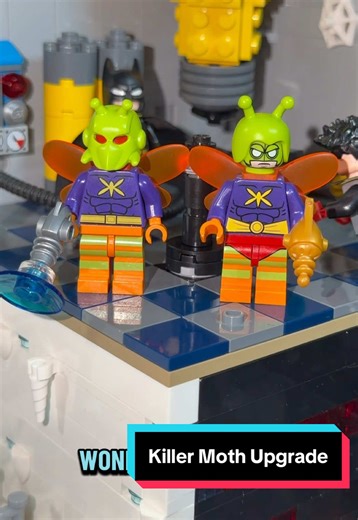 Upgrading Killer Moth’s Habitat in LEGO