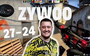 ZywOo最新和shox、Rpk 五排FACEIT天梯小镇POV | 2023.06.15
