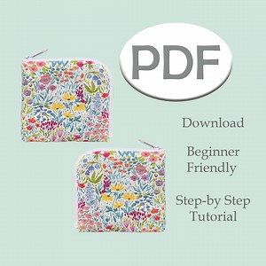 PDF Sewing Patterns and Tutorial for Ellie L-zip Wallet - Etsy