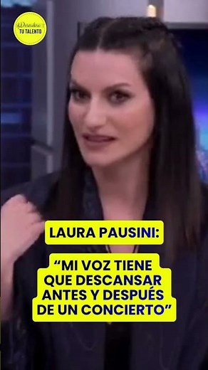 LAURA PAUSINI NOS CUENTA COMO CUIDA SU VOZ ANTES Y DESPUÉS DE UN CONCIERTO 🎤🎶