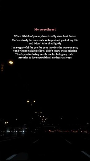 My Sweetheart 🖤 Endless Love Quotes