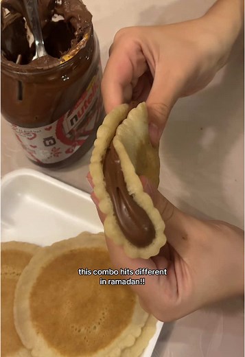 Atayef with Nutella Recipe for Ramadan Delights