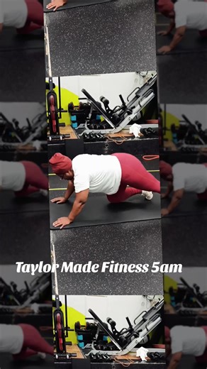 @Taylor Made Fitness 5am Thursday morning!! A Good & Hard Workout! Thank you Deacon 😊 🙏🏾