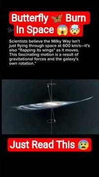 This Cosmic Butterfly 🦋 wass Burn From the Star's Death ☠️ #butterfly #inspace #galaxy #star #shorts