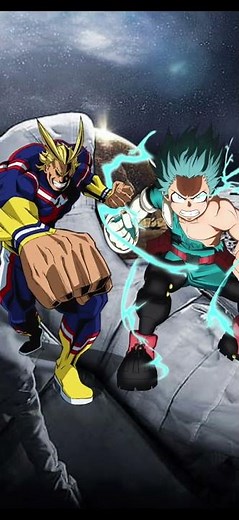 Deku vs all might