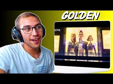 First Time Reacting To “Golden” Official Lyric Video | KPop Demon Hunters | Sony Animation!!!