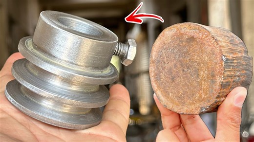 A Fabrication Process of Two Belt Pulley | Mechanical Skills