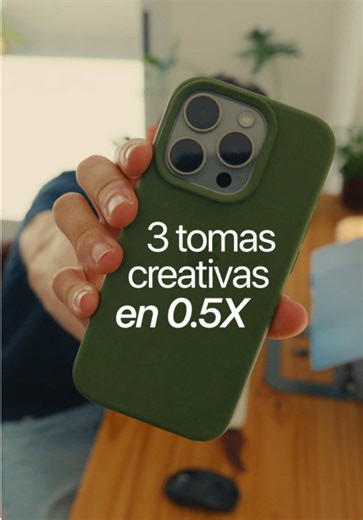 El 0.5x no es solo para paisajes. Úsalo para crear tomas más dinámicas y darle personalidad a tus videos. Guárdalo y pruébalo en tu próximo video 😉 #creaciondecontenido #contentcreation #contentcreator #contenttips