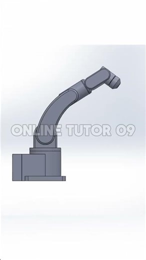 Robotic Arm Animation In Solidworks #solidworks #animation #project #engineering #solidworkseducatio