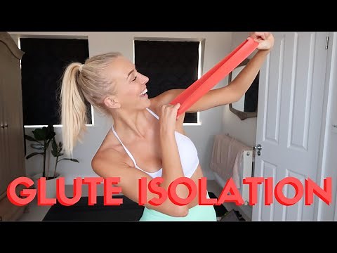 20 Minute Glute Isolation Workout | Resistance Band Booty Workout!