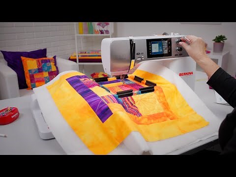 Quilting in the Hoop with the Small Clamp Embroidery Hoop – video tutorial.