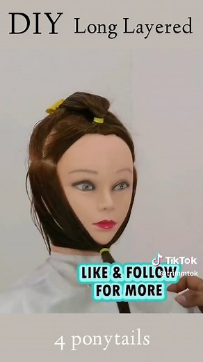 DIY Long Layers Haircut Tutorial