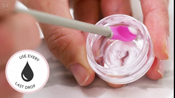 S&T INC. Makeup Spatula, Large and Mini Silicone Spatula Set for Cosmetics, Shampoo, Hair Care, and Skin Care Products, 2 Piece Set, Black/Pink