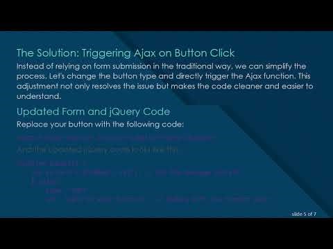 How to Fix Django jQuery preventDefault() Not Working on Form Submission