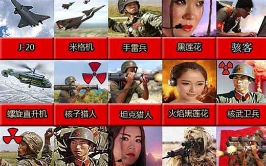 《命令与征服-将军》中国全部步兵、飞机、海军演示（延续mod）