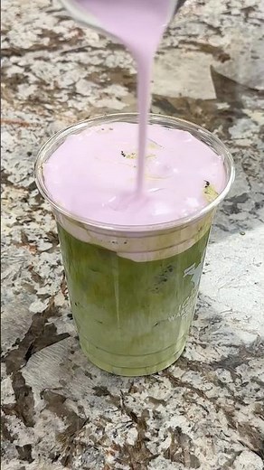 Matcha + lavender cold foam 💜 your new spring obsession