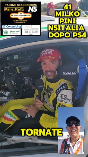 43° RALLY DI BASSANO DAY 2 DOPO PS4 MILKO PINI N5ITALIA #rallydibassano #rallydibassano2025