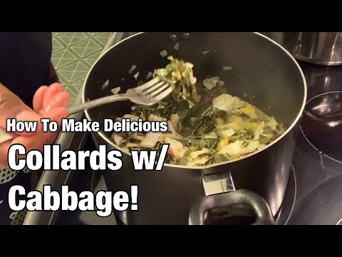 How To Make Collard Greens w/ Cabbage | Sides Dishes | Happy Holidays!