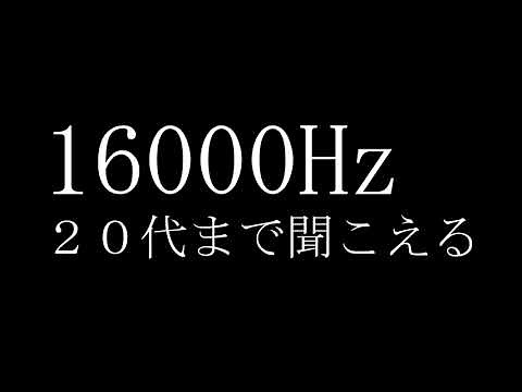 Mosquito sound｜20s audible｜16000Hz