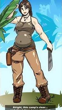 Little Weight gain comic- fat lara croft