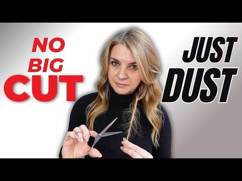 How to Get Rid of Split Ends Without Losing Length | Hair Dusting
