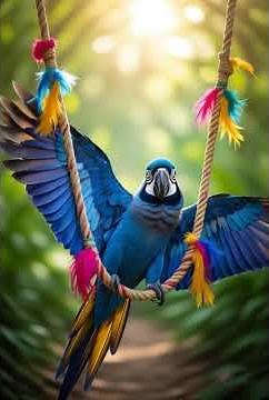 Cute Parrots Making Funny Sounds