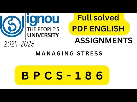 BPCS-186 SOLVED ASSIGNMENT 2024-25