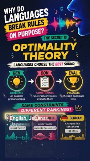 Why Languages Break Rules on Purpose! 🤯 | Optimality Theory Explained