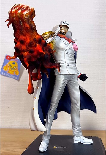 一番くじの赤犬を超絶強化してみた/I super-strengthened Akainu【ONE PIECE ワンピース サカズキ Sakazuki】