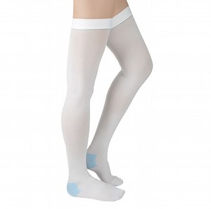 [Hot Item] Medical White Gradient Close Toe Compression Socks
