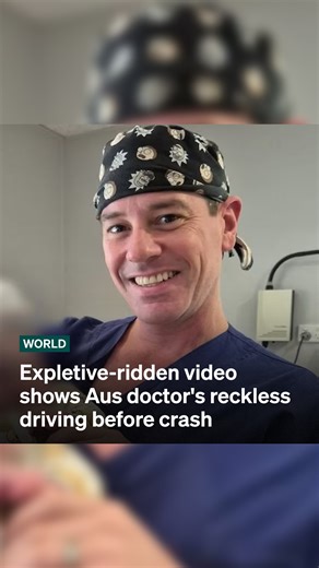 Warning: This video includes explicit language. An Australian doctor has been jailed for at least seven and a half years after a horror crash that killed 24-year-old Elizabeth Pearce. Dash cam footage played to the court shows Rhys Bellinge driving furiously and erratically through treelined streets in Perth - with a blood alcohol limit four times higher than legally allowed. The judge laid the blame at Bellinge's feet as the distressing details were shared in the WA Supreme Court this week. Rea