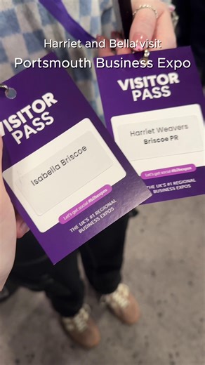 Exploring Portsmouth Business Expo with Bella and Harriet