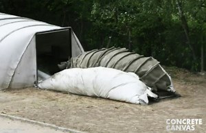 Concrete Canvas Shelter