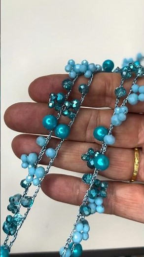 Collana all'uncinetto #shorts #crochet #diy #tutorial #uncinetto #uncinettotutorial #collana