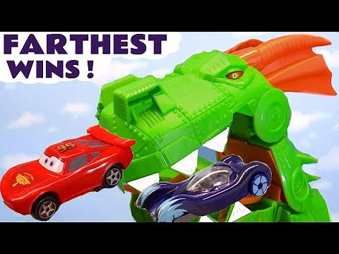 Dragon Racing Challenge With The Funny Funlings Cars Stories