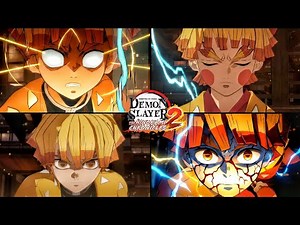 All Zenitsu Awakenings & Ultimates - Demon slayer Hinokami chronicles 2