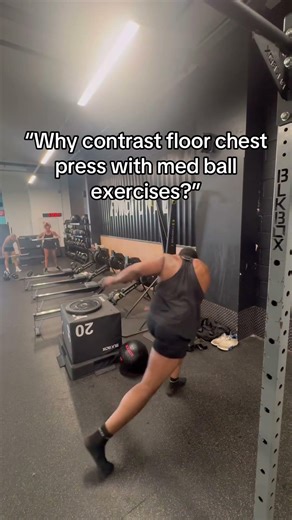Explosive Upper Body Power: Floor Press & Med Ball Slam Contrast Training
