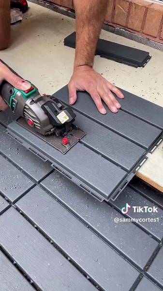 Patio Renovation with IKEA Runnen Decking Tiles