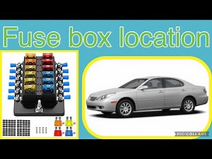 The fuse box location on a 2004 Lexus ES300/ES330
