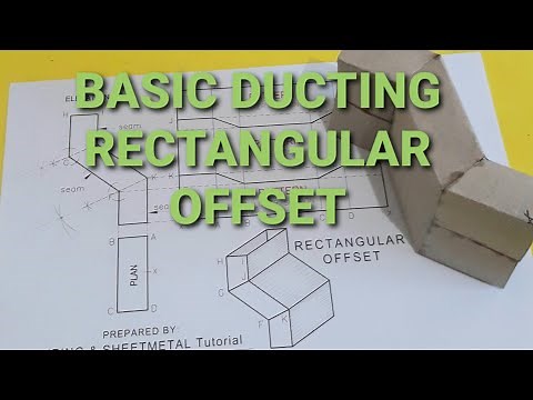 BASIC DUCTING, RECTANGULAR OFFSET LAYOUT