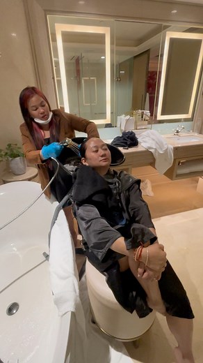 618K views · 10K reactions | Home service sa hair at gawan ang 3yrs...